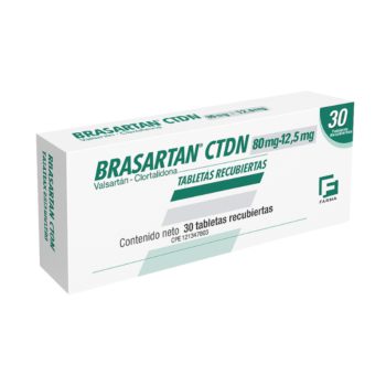 Brasartan Ctdn 160mg/12.5mg x 30 Tabletas - Lab Farma