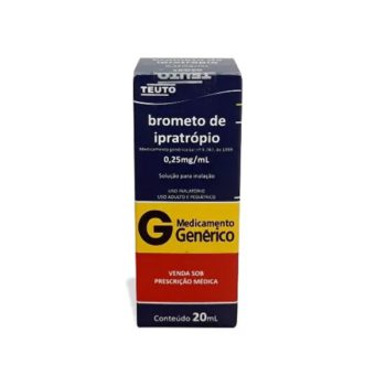 Bromuro De Ipratropio Solución Para Inhalación 0.25mg/ml x 20ml - Teuto