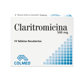 Claritromicina 500mg x 10 Tabletas - Colmed