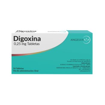 Digoxina 0.25mg x 30Tabletas Angelus