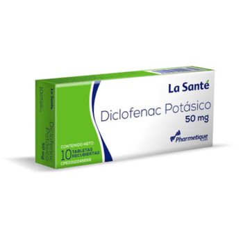 Diclofenac Potásico 50mg x 10 Tabletas - La Sante
