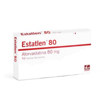 Estatlen Atorvastatina 80mg x 10 Tabletas Siegfried
