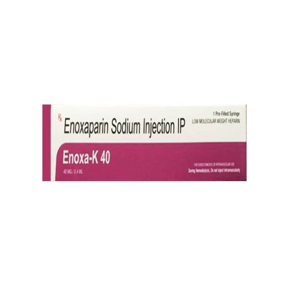 Enoxa-K 40 Enoxaparina Solución Inyectable 40mg/0.4ml (Prellenada ...