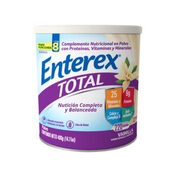 Enterex Total Alimento En Polvo Vainilla 400g