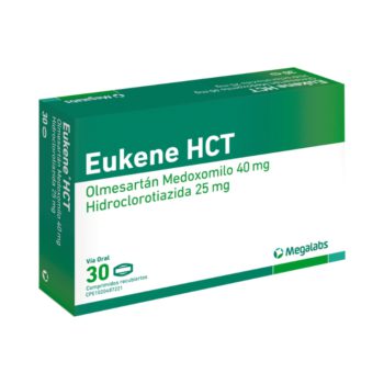 Eukene Hct Hidroclorotiazida + Olmesartán 40mg/25mg x 30 Comprimidos Megalabs