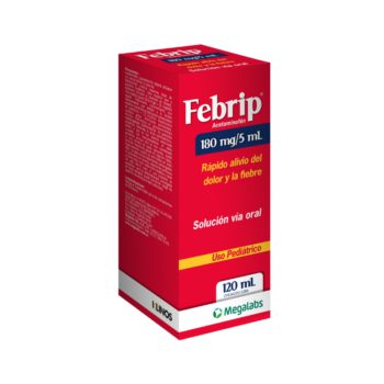 Febrip Jarabe 180mg/5ml x 120ml Megalabs