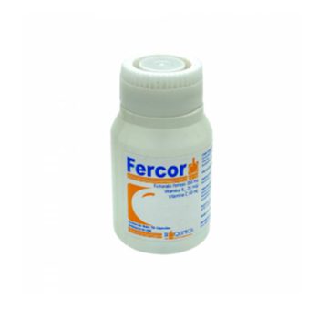 Fercor Hierro + Vitamina B12 + Vitamina C x 30 Cápsulas - Bioquimica