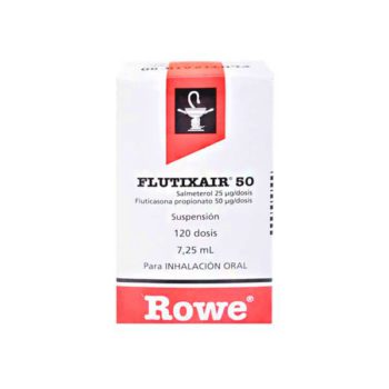 Flutixair Fluticasona + Salmeterol Inhalador 25-50mcg/120Dosis Rowe