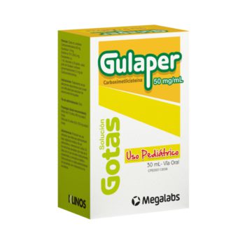 Gulaper Carboximetilcisteína Gotas Pediátrico 50mg/ml 30ml Klinos