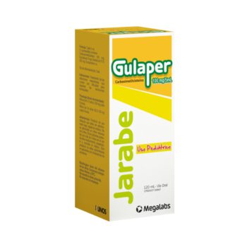Gulaper Carboximetilcisteína Jarabe Pediátrico 100mg/ml 120 ml Klinos