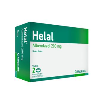 Helal 200Mg x 2Tab Albendazol Megalabs Vzl