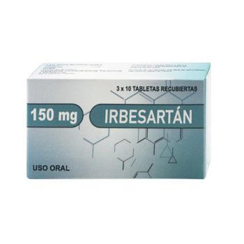 Irbesartan 150mg x 30 Tabletas Belmarca