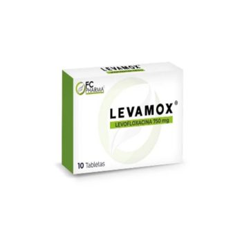 Levamox Levofloxacina 750mg x 10 Tabletas - Fc Pharma