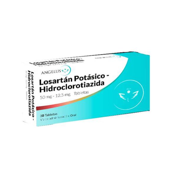 Losartán Potásico Hct Losartán Potásico Hidroclorotiazida 50mg 12 5mg