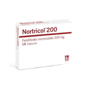 Nortricol Fenofibrato Micronizado 200mg x 10 Cápsulas  Siegfried