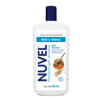 Nuvel Crema Corporal Humectante Miel/Avena Piel Normal 750ml