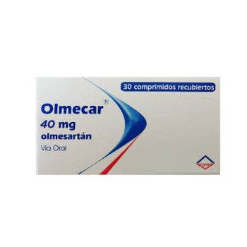 Olmecar Olmesartán 40mg x 10 Comprimidos - Leti