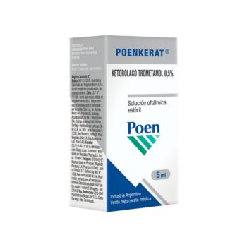 Poenkerat Ketorolac Trometamina 0.5% Solución Oftálmica x 5ml Poen