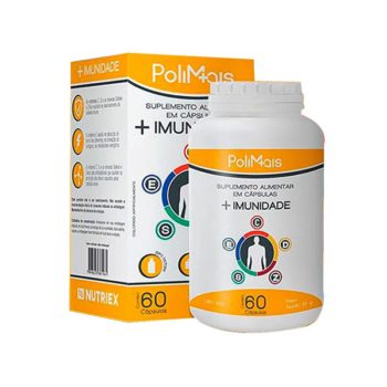 Polimais Multivitamínico + Imunidade x 60 Cápsulas - Nutriex
