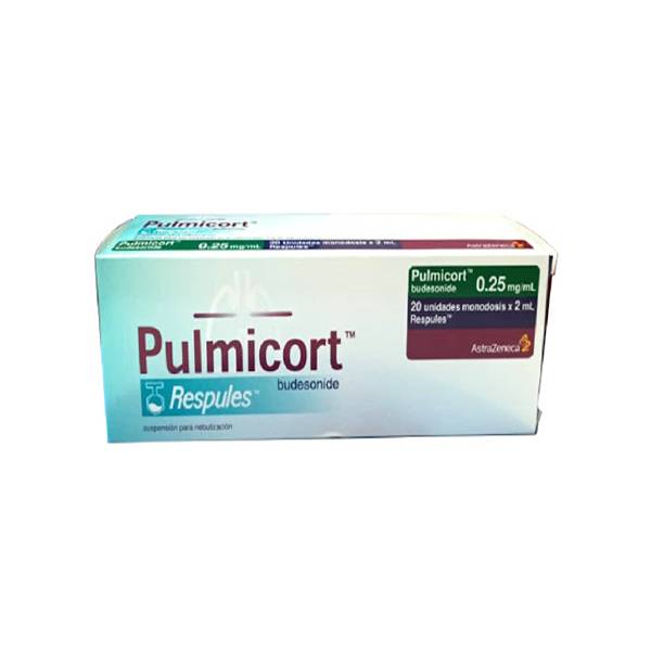 Pulmicort Budesonida Suspensión Para Inhalación 0.25mg/2ml x 20 ...