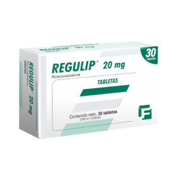 Regulip Rosuvastatina 20mg x 30 Tabletas - Lab Farma