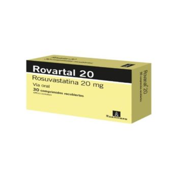 Rovartal Rosuvastatina 20mg x 30 Comprimidos - Roemmers