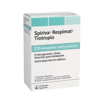 Spiriva Respimat Bromuro De Tiotropio Inhalador 2.5mcg/60 Dosis