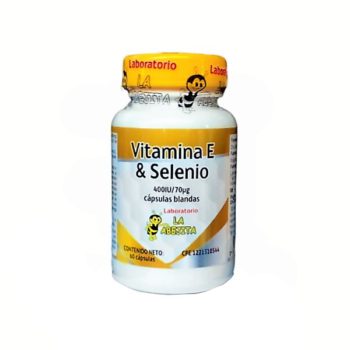 Vitamina E Y Selenio 400Iu/70Ug x 60 Capsulas La Abejita
