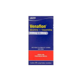 Venaflon Diosmina + Hesperidina 450mg/50mg x 30 Comprimidos - Teuto