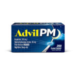 Advil PM 200mg 38mg x 200 Cápsulas (Ibuprofen-Difenhidramina)