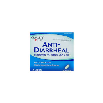 Anti-Diarrheal 2mg x 12 Tabletas (Loperamida)