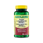 Acetyl L-Carnitine-Alpha Lipoic 400-200mg x 50Caps Spring Valley