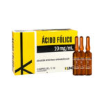 Acido Folico Amp I.M 10mg 1ml x 3Und Megalabs Vzl