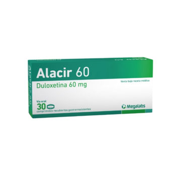 Alacir 60mg x 30Tab Duloxetina