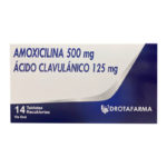 Amoxicilina + Acido Clavulanico 500mg + 125mg x 14 Tab Drotafarma
