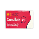 Candibrix 500mg x 6Caps Vaginales Clotrimazol Brixmedic