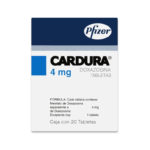 Cardura 4mg x 20Tab Doxazosina Pfizer