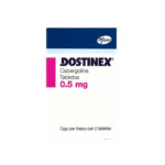 Dostinex 0.5mg x 2Tab Cabergolina Pfizer