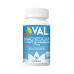 Magnesium +B6 500-1.7mg x 30Tab Citrato De Magnesio Val Natural