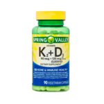 Vitamina K2+D3 90-125Mcg x 90Caps Spring Valley