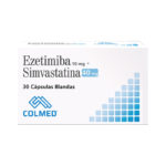 Ezetimiba+Simvastatina 10-40mg x 30Caps Colmed