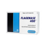 Flagenase 400-200mg x 30Caps Diyodohidroxiquinoleina-Metronidazol Diodoquin
