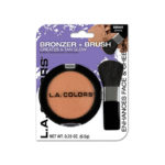 La Color Bronzer+Brush-Rubor Bronceador Glowing 441