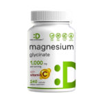Magnesium Glycinate+Vit C 1000mg x 240 Caps Deal Supplement