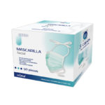 Mascarilla Facial Azul 4 Tiras x 50Und Caja