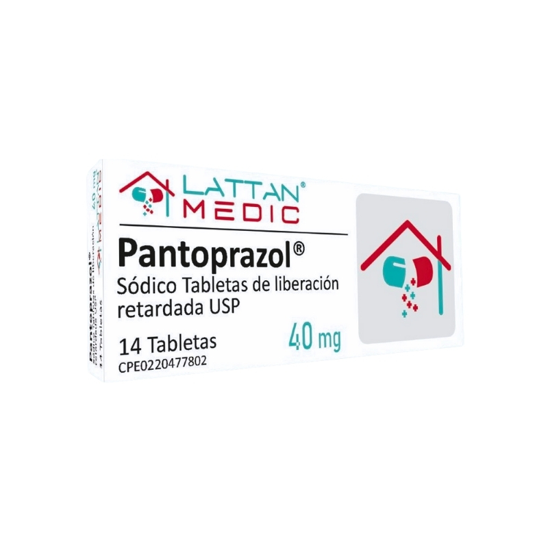Pantoprazol 40mg x 14Tab Lattan Medic