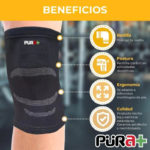Pura+ Ortesis Rodillera Elastica Talla L- xl