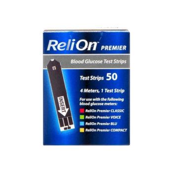 Relion Premier Tiras Para Glucosa x 50Und
