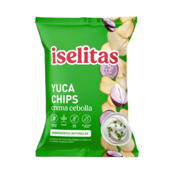 Iselitas Yuca Chips Crema Cebolla 70gr