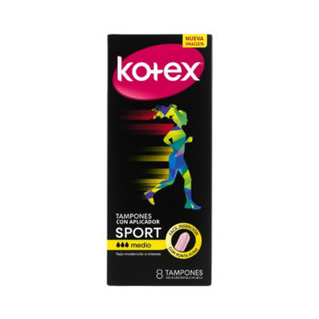 Kotex Sport Tampones x 8 Und Con Aplicador